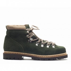 Men's Paraboot Avoriaz Ankle Boots Green | MNBZ-24306