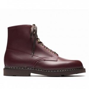 Men's Paraboot Imbattable Ankle Boots Red | SYFH-23590