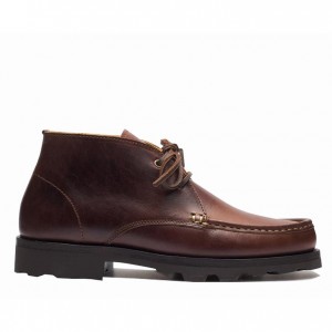 Men's Paraboot Maine Ankle Boots Brown | UVNQ-39045