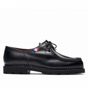 Men's Paraboot Michael Bbr Derby Shoes Black | WXKR-10924