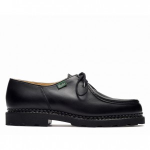 Men's Paraboot Michael Derby Shoes Black | CRIG-86432