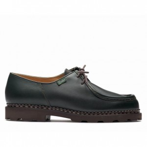 Men's Paraboot Michael Derby Shoes Black | ZLGP-39604