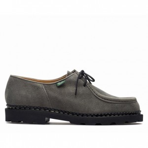 Men's Paraboot Michael Derby Shoes Grey | FJCG-90845