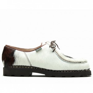 Men's Paraboot Michael Derby Shoes White | DPEL-17320