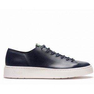 Men's Paraboot Nova Sneakers Navy | OVGZ-83057