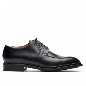 Men's Paraboot Rousseau Derby Shoes Black | MBDI-61452