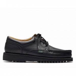 Men's Paraboot Thiers Derby Shoes Black | EFJD-48290