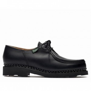 Women's Paraboot Michael Derby Shoes Black | ZTKW-47203