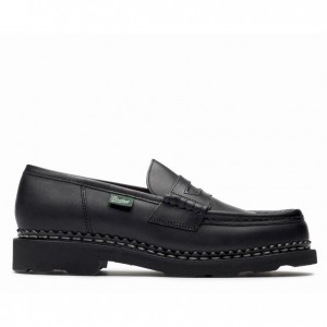 Women's Paraboot Orsay Loafers Black | OUFE-09153