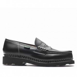 Women's Paraboot Orsay Loafers Black | YRBG-07246