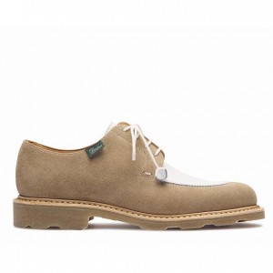 Women's Paraboot Veley Derby Shoes Beige | MZTR-57283