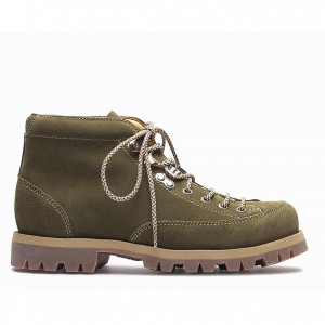 Women's Paraboot Yosemite F Nd Ankle Boots Green | FEDY-67528