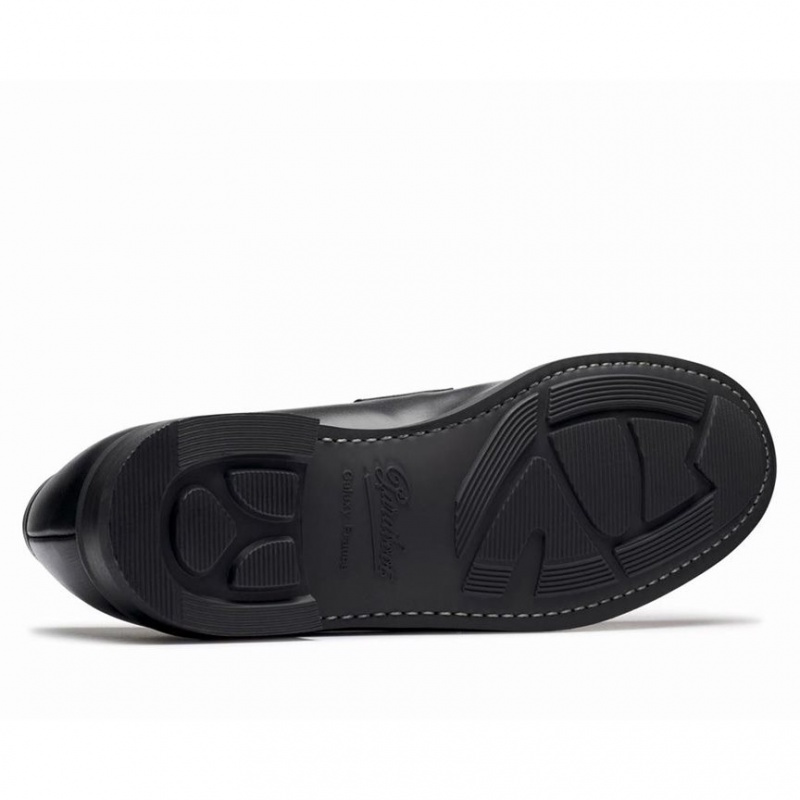 Men's Paraboot Adonis Loafers Black | ZKJA-40312