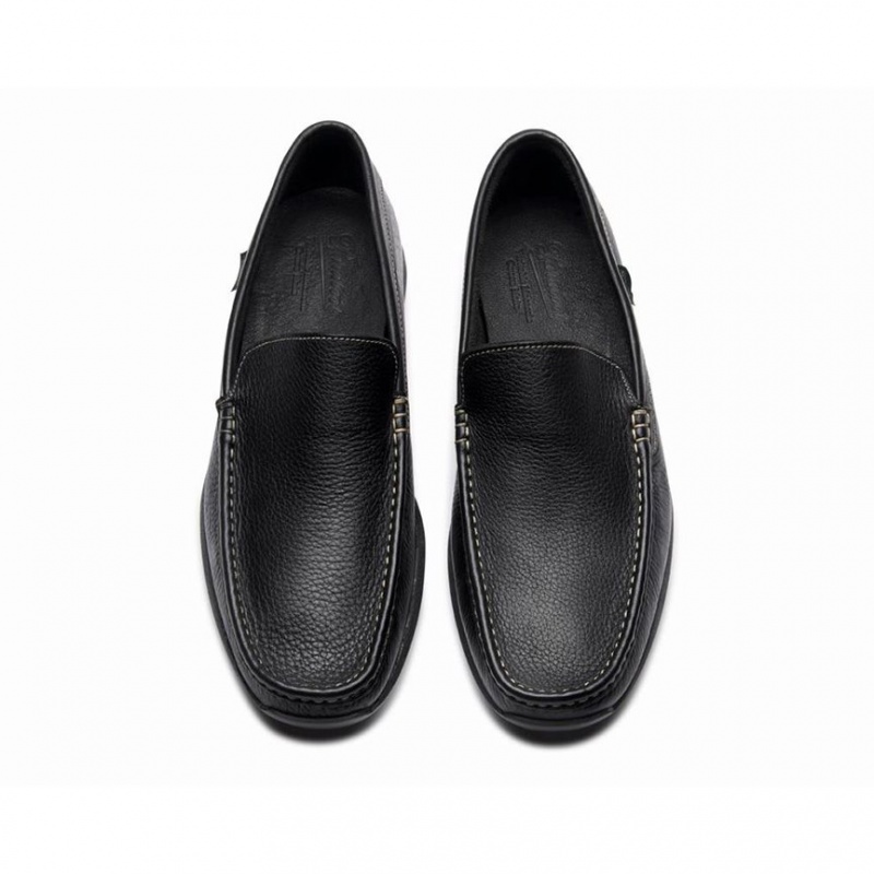 Men's Paraboot Anvers Loafers Black | EGLF-80957