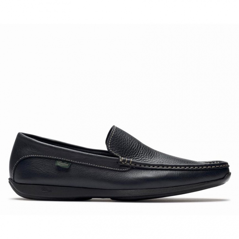 Men\'s Paraboot Anvers Loafers Black | YTNE-13298