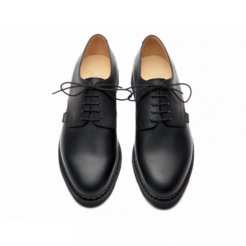 Men's Paraboot Arles Derby Shoes Black | XINS-43580