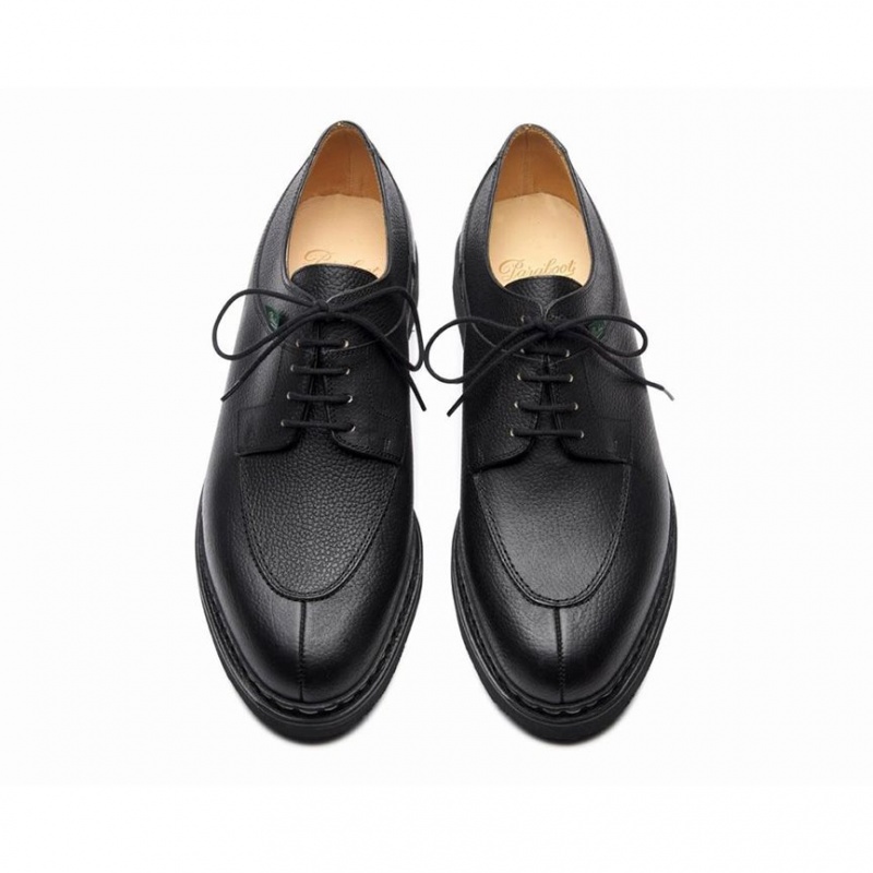 Men's Paraboot Avignon Derby Shoes Black | VLCB-38167