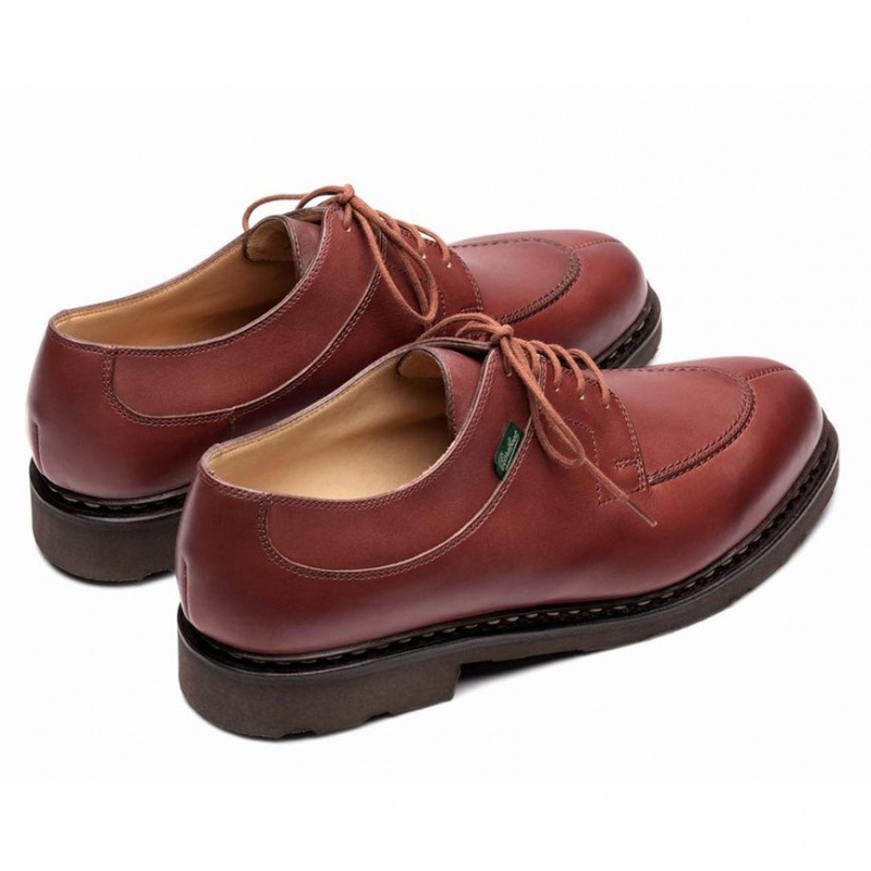 Men's Paraboot Avignon Derby Shoes Brown | AHQN-63780