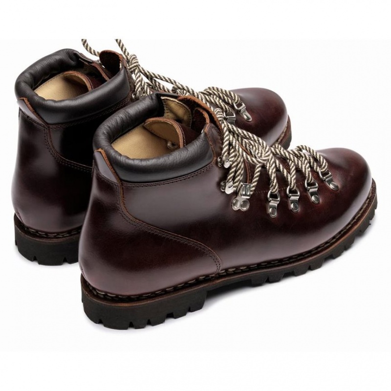 Men's Paraboot Avoriaz Ankle Boots Dark Brown | KDOW-59368