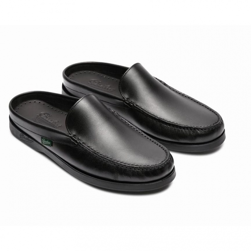 Men's Paraboot Bahamas Loafers Black | INCY-32685