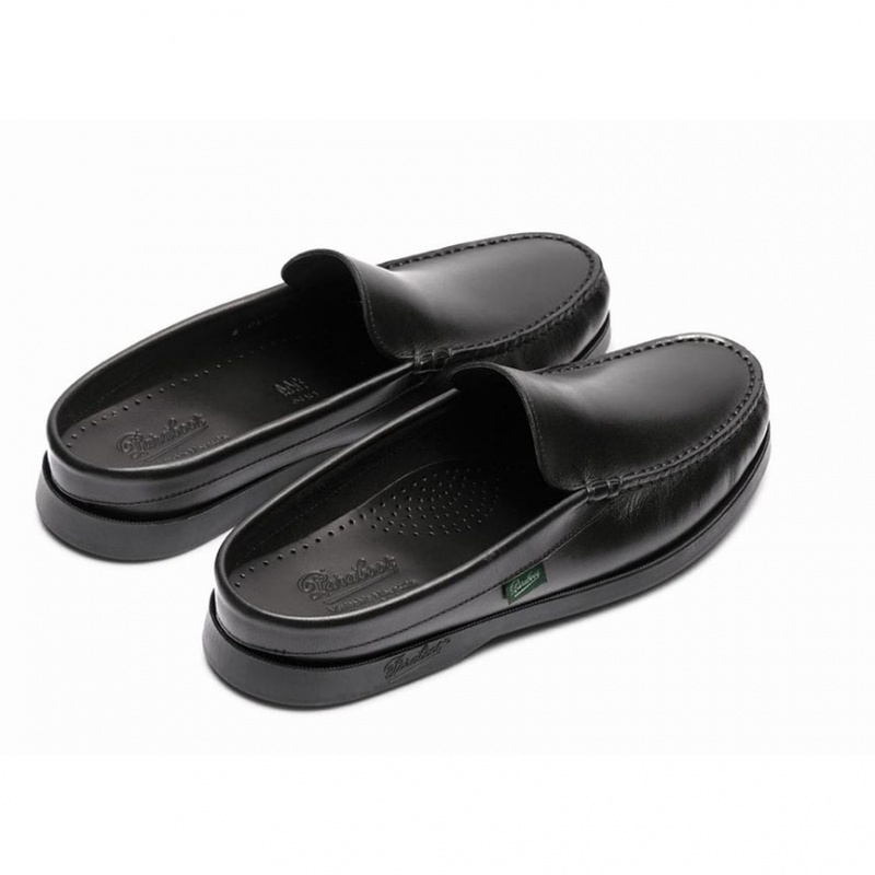 Men's Paraboot Bahamas Loafers Black | INCY-32685