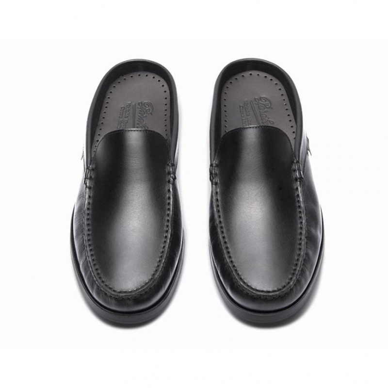 Men's Paraboot Bahamas Loafers Black | INCY-32685