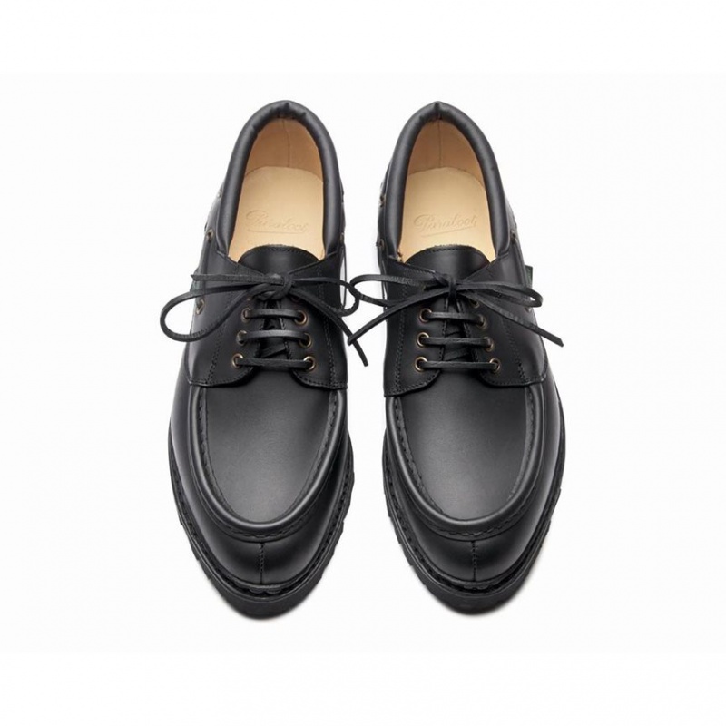 Men's Paraboot Chimey Derby Shoes Black | JCQS-63407