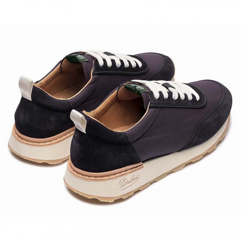 Men's Paraboot Cosmos Sneakers Blue | GQKW-62597