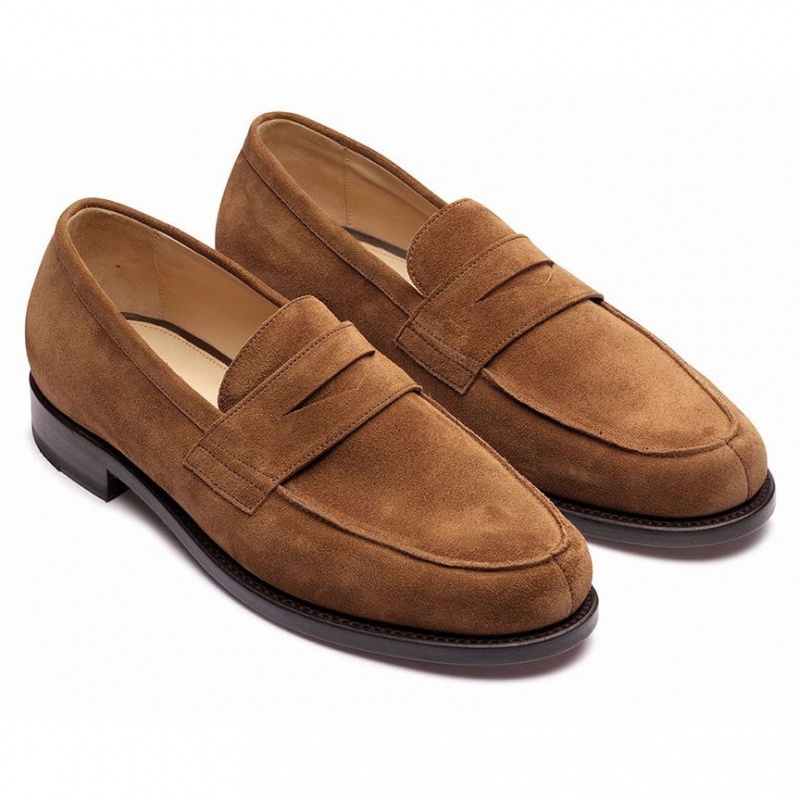 Men's Paraboot Dax Gy Loafers Brown | QDRT-20481