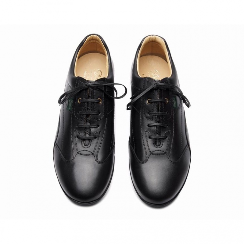 Men's Paraboot Estoril Sneakers Black | MLQN-03274