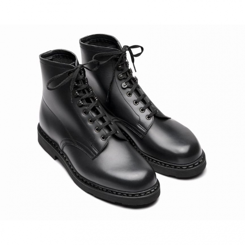 Men's Paraboot Imbattable Ankle Boots Black | KMBO-62540