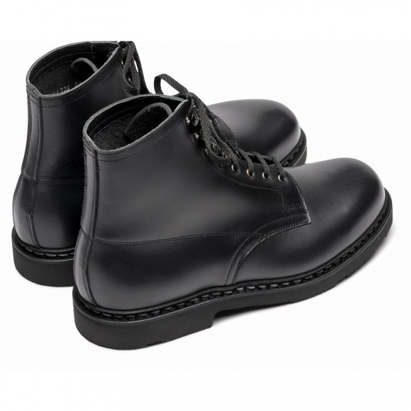 Men's Paraboot Imbattable Ankle Boots Black | KMBO-62540