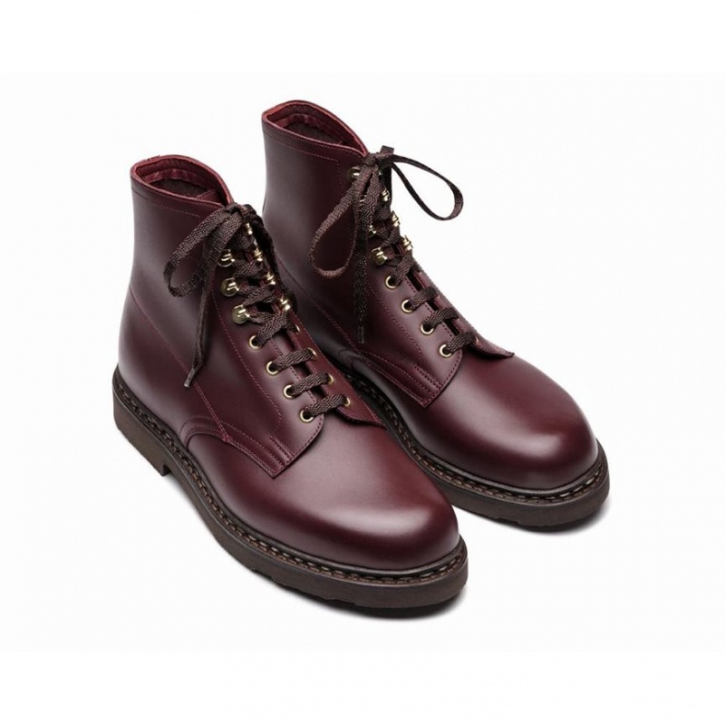 Men's Paraboot Imbattable Ankle Boots Red | SYFH-23590