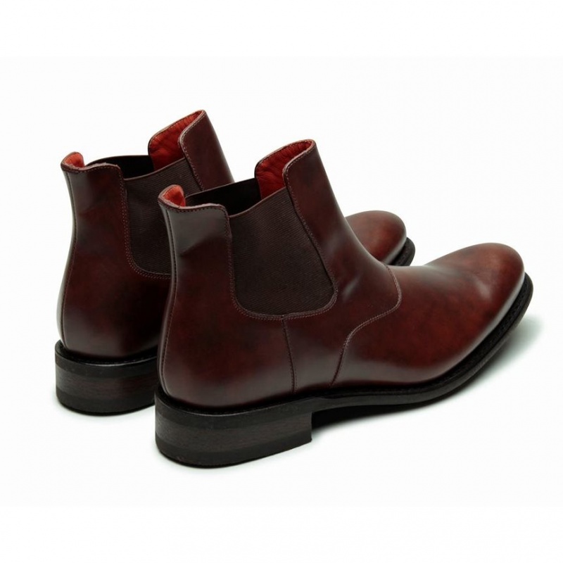 Men's Paraboot Loven Ankle Boots Dark Brown | JPEQ-79650