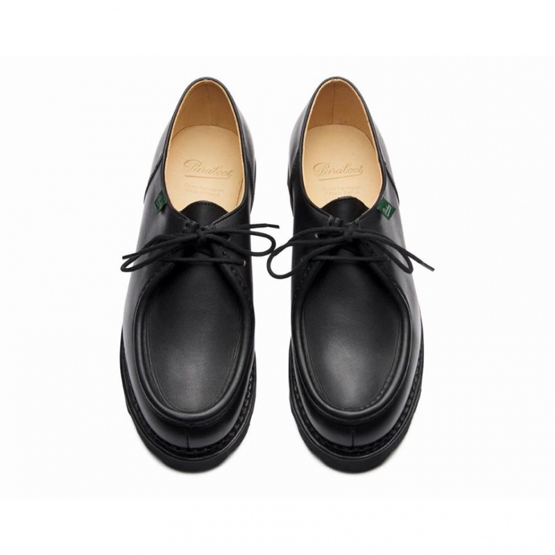 Men's Paraboot Michael Derby Shoes Black | CRIG-86432