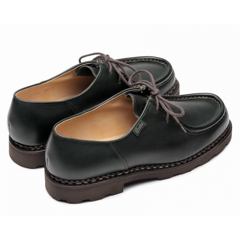 Men's Paraboot Michael Derby Shoes Black | ZLGP-39604