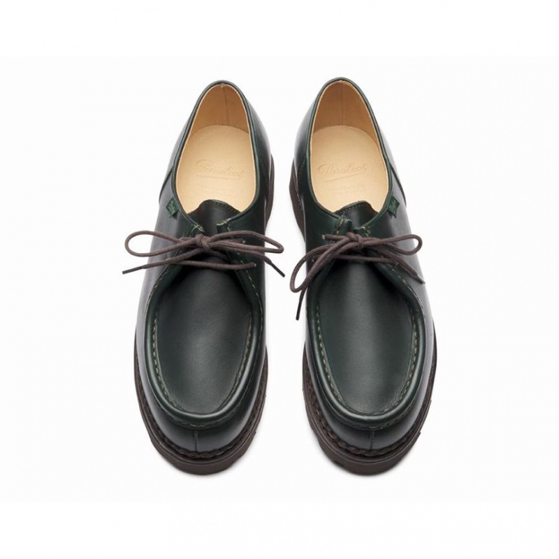 Men's Paraboot Michael Derby Shoes Black | ZLGP-39604