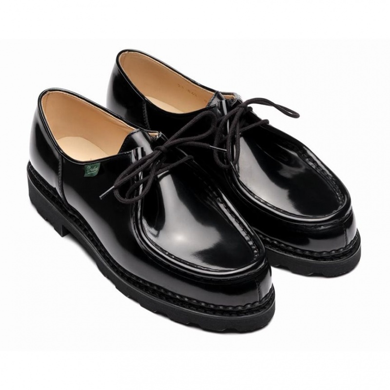 Men's Paraboot Michael Derby Shoes Black | ZYVT-79341