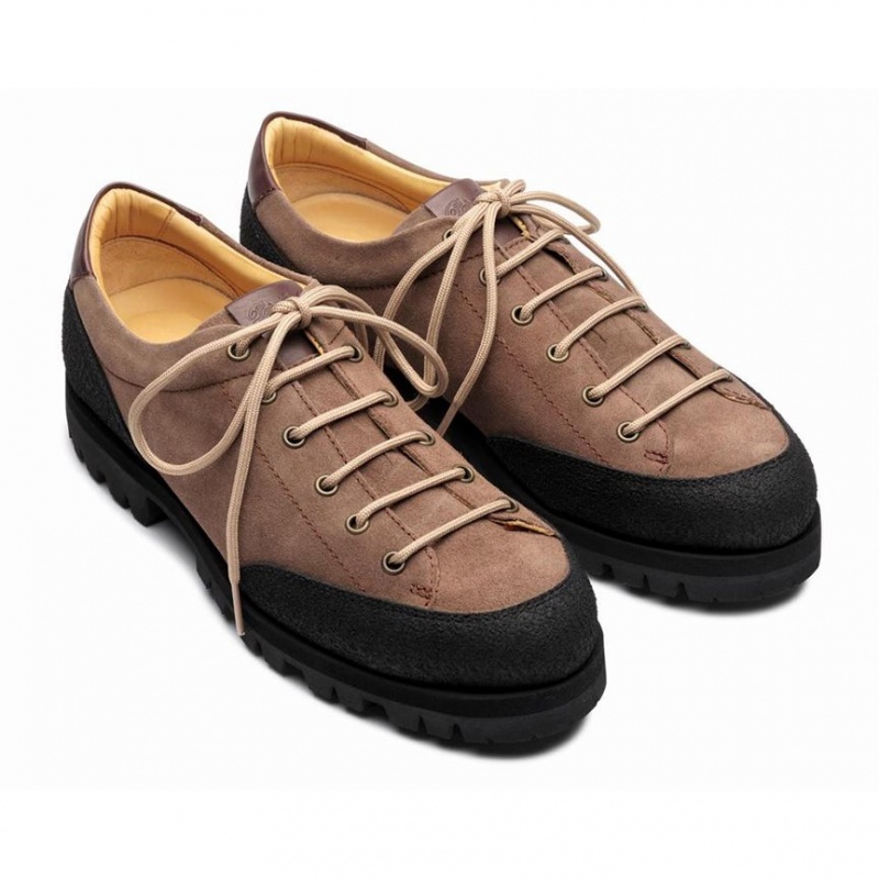 Men's Paraboot Montana Derby Shoes Brown | NBFK-20591