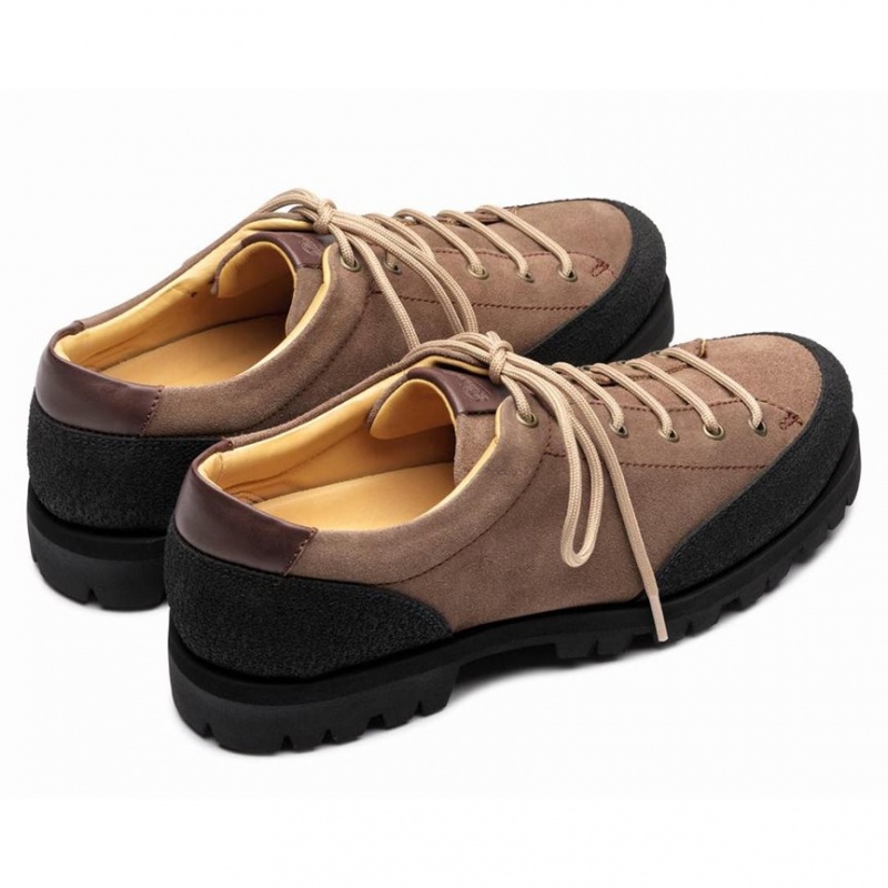 Men's Paraboot Montana Derby Shoes Brown | NBFK-20591