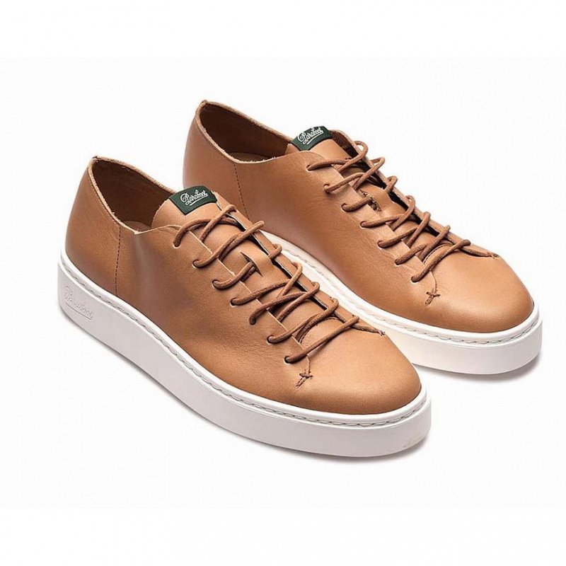 Men's Paraboot Nova Sneakers Brown | GVHI-52814