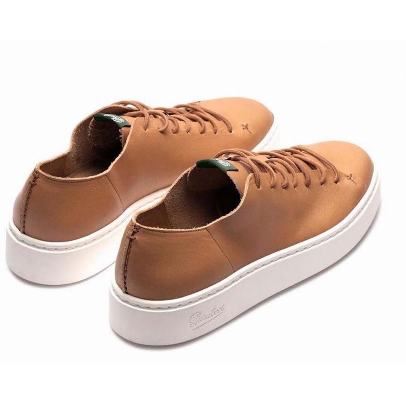 Men's Paraboot Nova Sneakers Brown | GVHI-52814