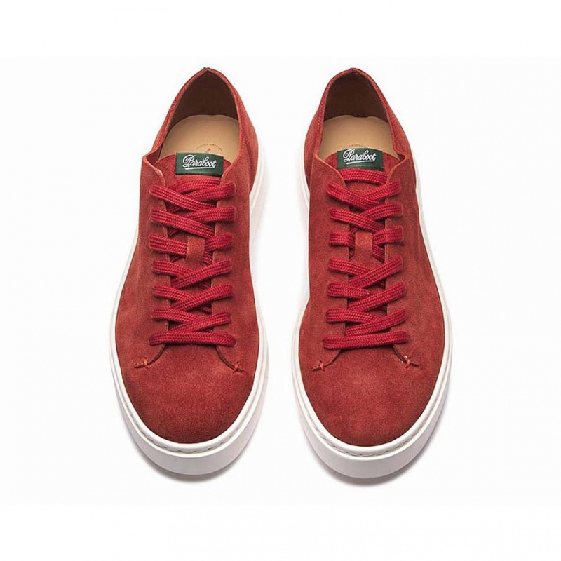 Men's Paraboot Nova Sneakers Red | KXIF-69738