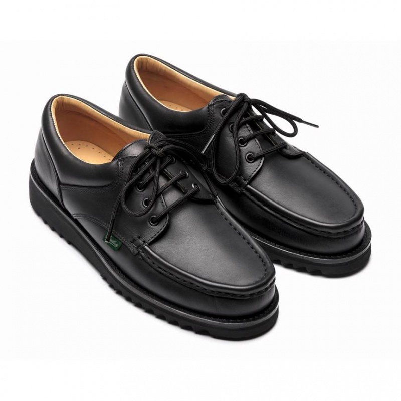 Men's Paraboot Thiers Derby Shoes Black | EFJD-48290