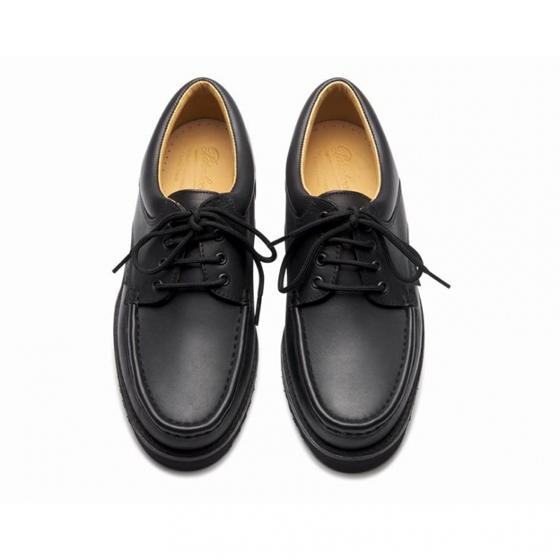 Men's Paraboot Thiers Derby Shoes Black | EFJD-48290