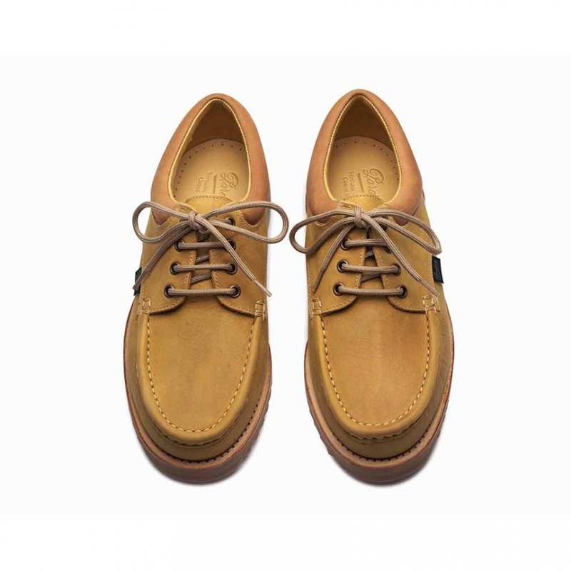 Men's Paraboot Thiers Derby Shoes Brown | RVNU-25839