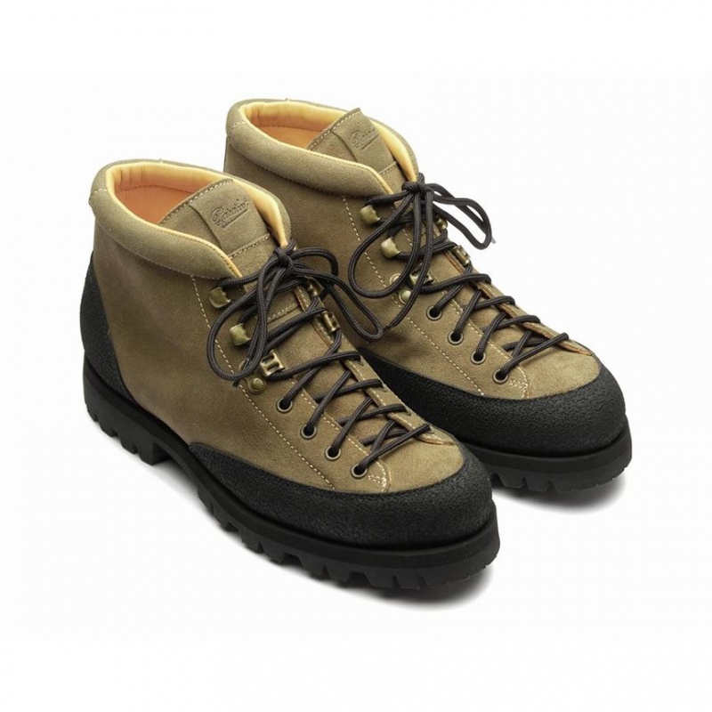 Men's Paraboot Yosemite Ankle Boots Green | DKXF-41695