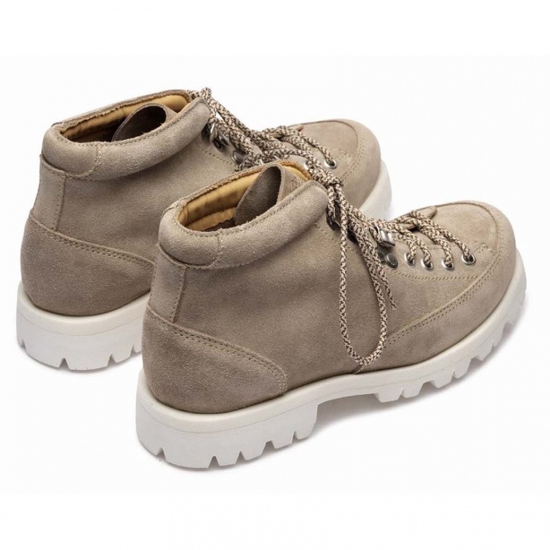 Men's Paraboot Yosemite Nd Ankle Boots Khaki | OTGW-64153