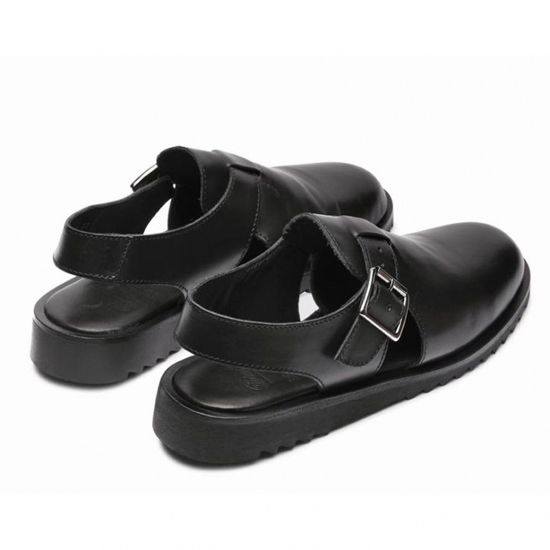 Women's Paraboot Adriatic F Sandals Black | MKAV-47562