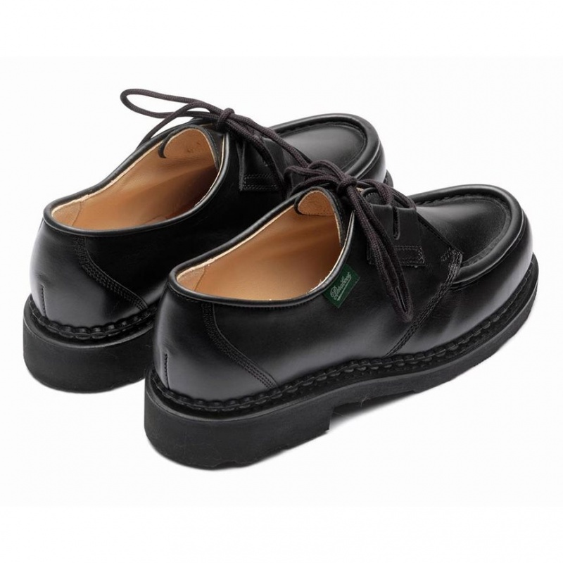 Women's Paraboot Beaubourg Derby Shoes Black | RZKA-80974